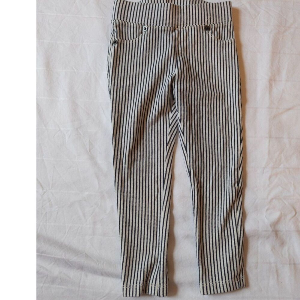 Zara girls black pinstripe pants size 5